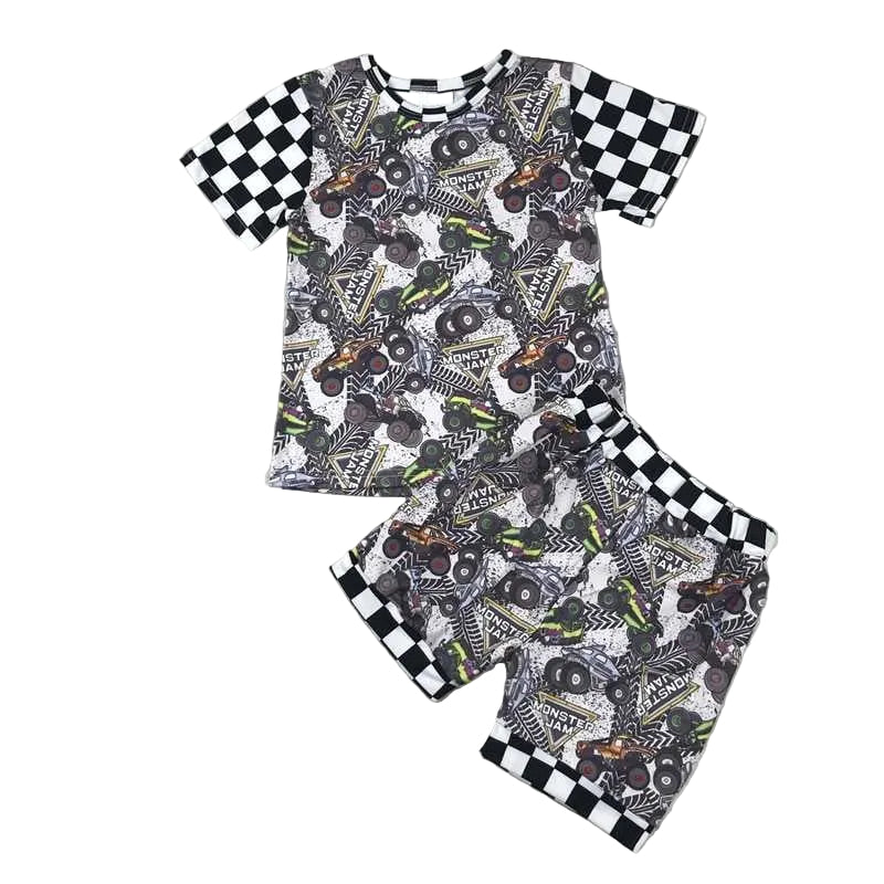 Checker trucks short set