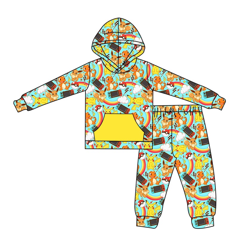 poke gamer joggers set