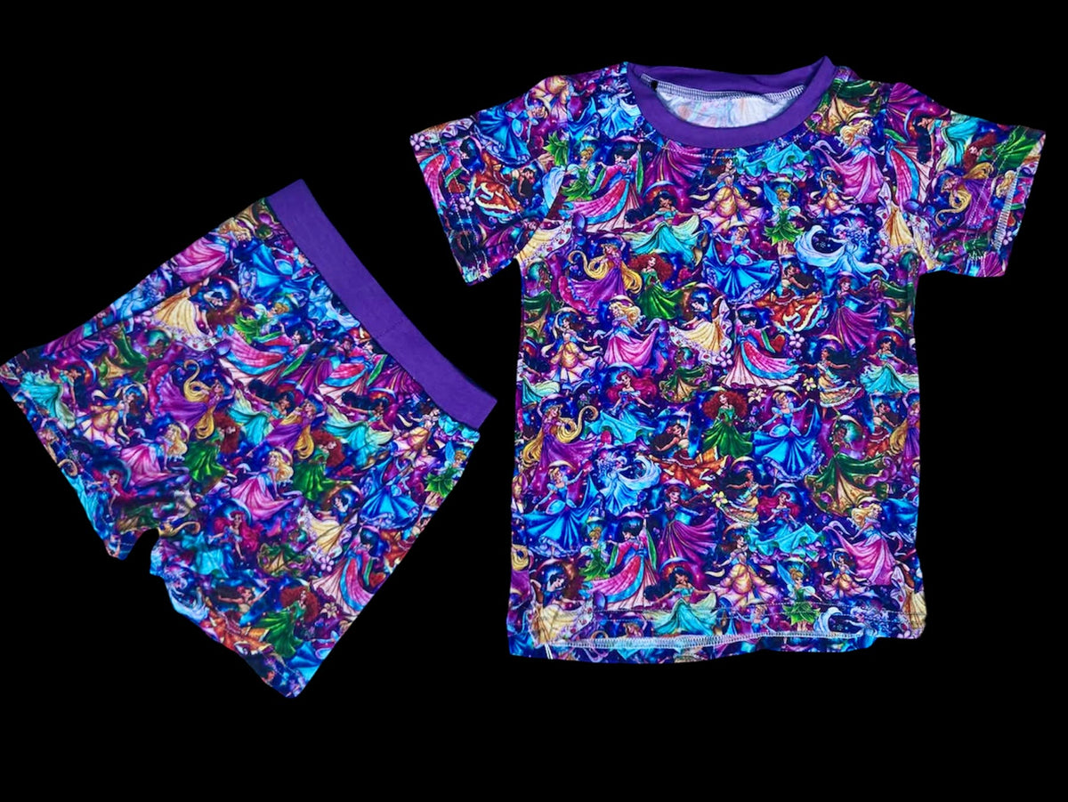 Enchanted crowns 2pc pj's