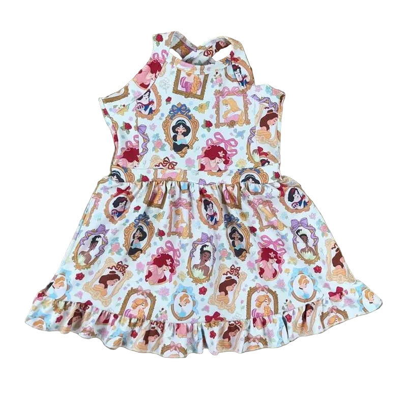 Princess frames, yoga dress with built-in shorts