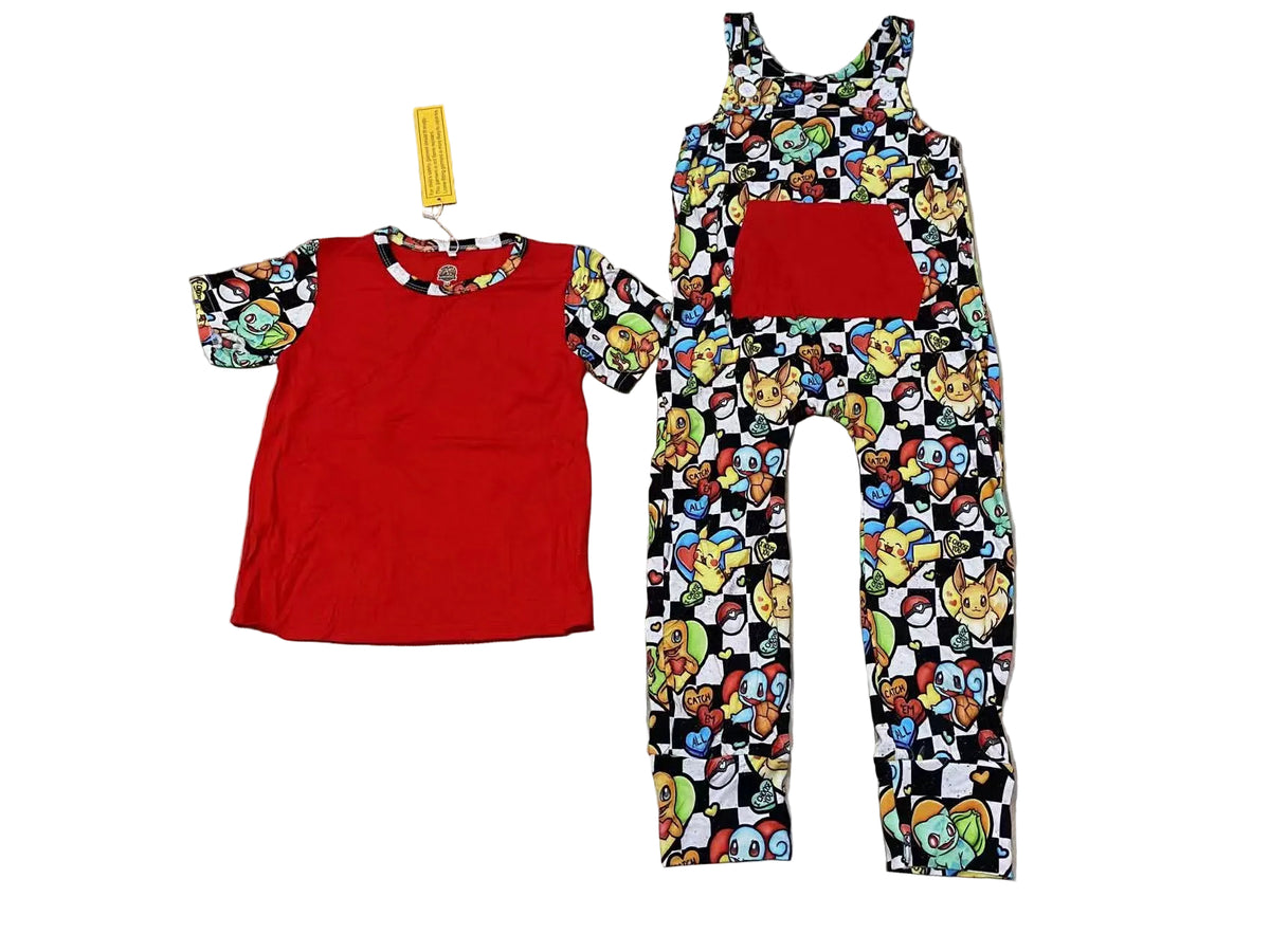 Pixelslove overalls