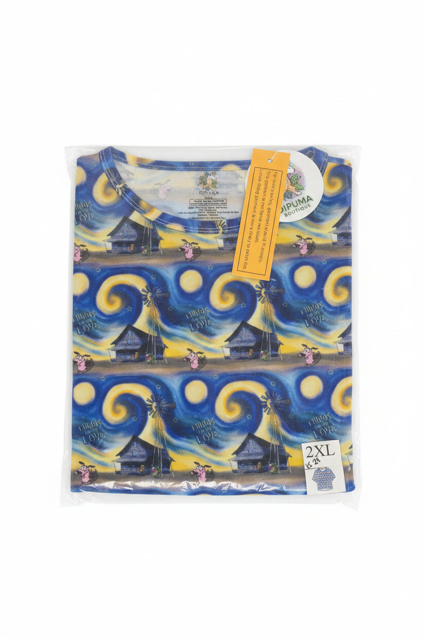 BEYOND THE BACK ROADS ADULTS BAMBOO T SHIRTS