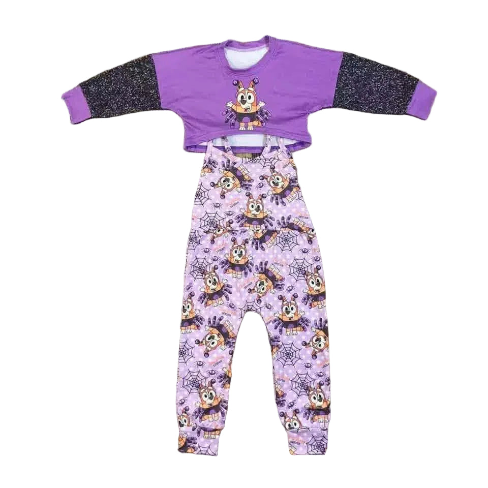 Spidey boutique overalls