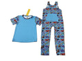 Blue highway 66 overalls