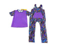 Ice princess sisters' overalls