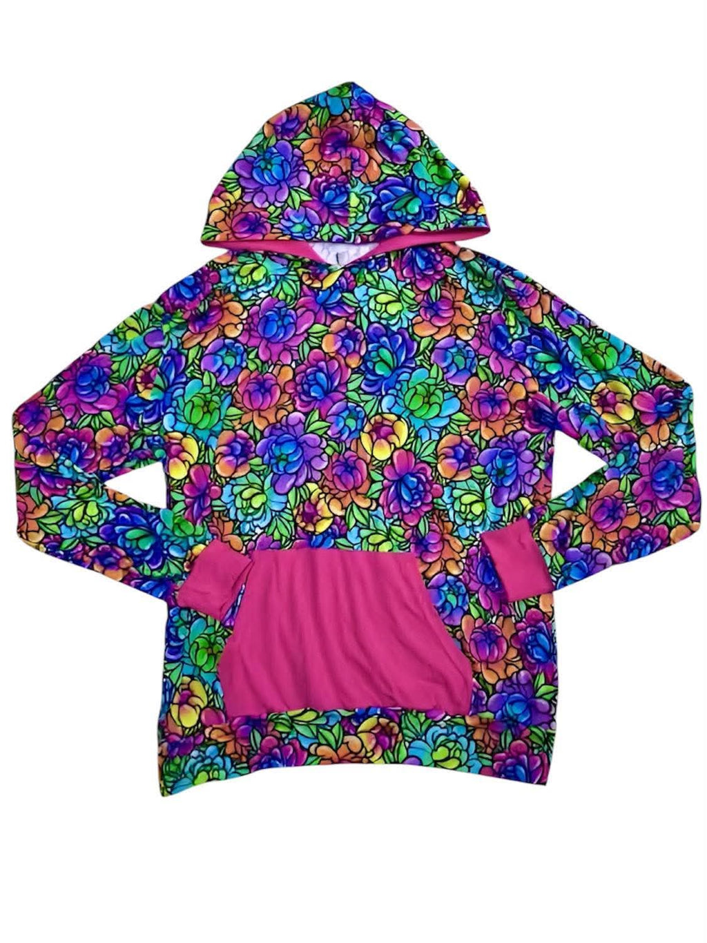 Electric Flowers adults hoodies