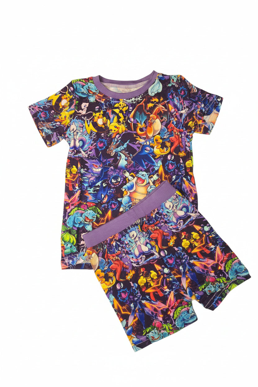 Pocket M 2pc p j's Short sleeve