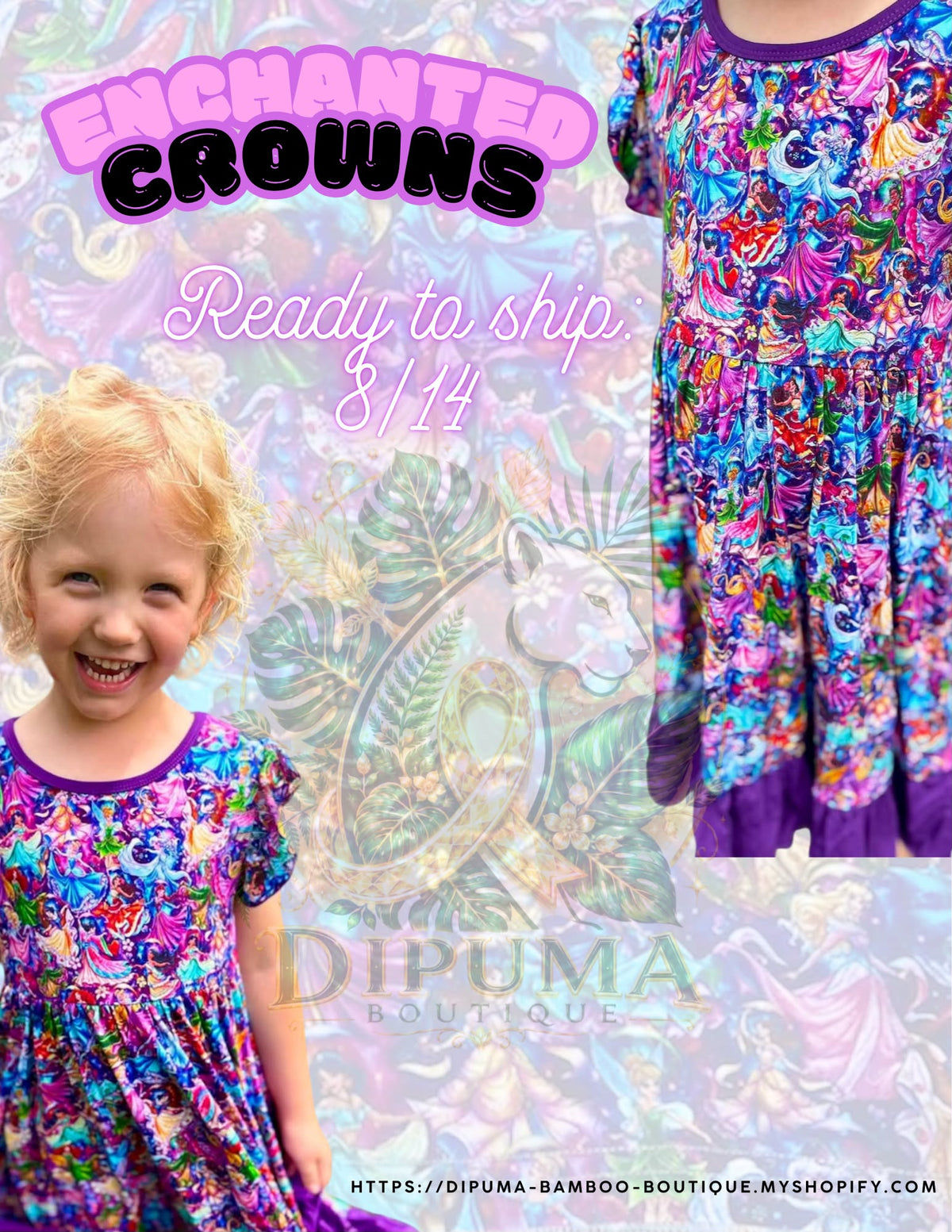 Enchanted crowns dresses