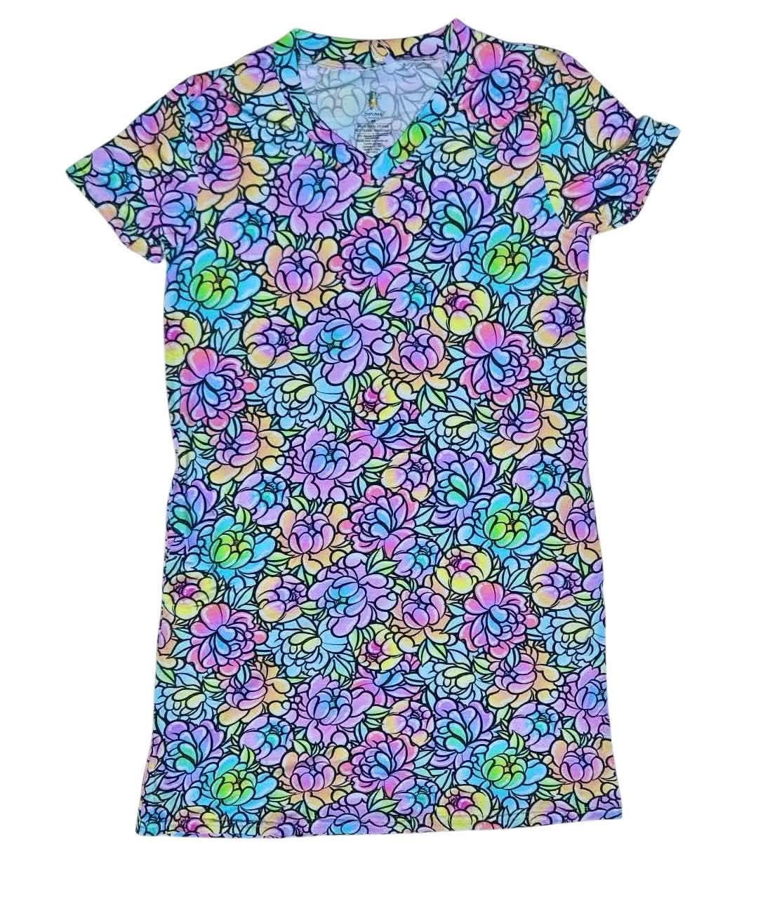 Pastel Flower Nightgown Adult