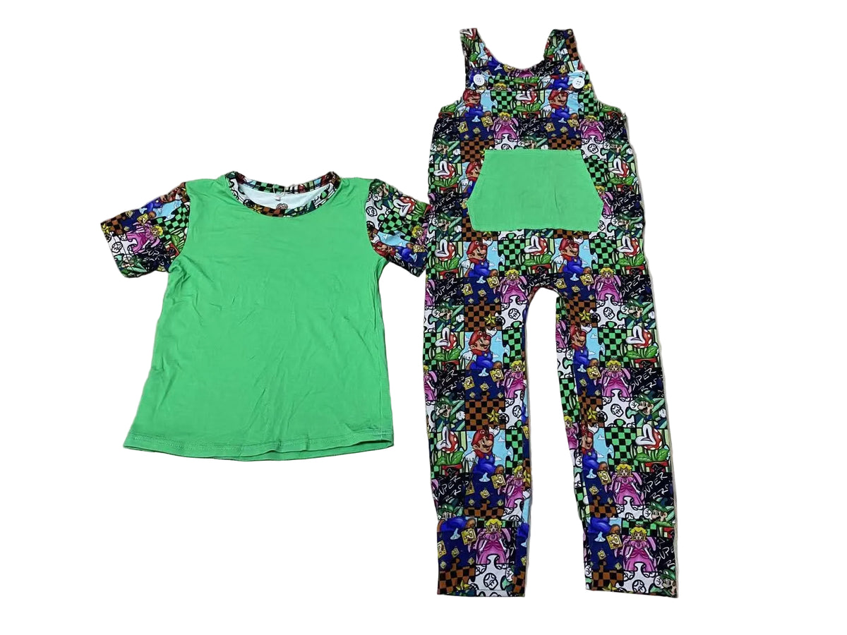 Plumber brothers' overalls