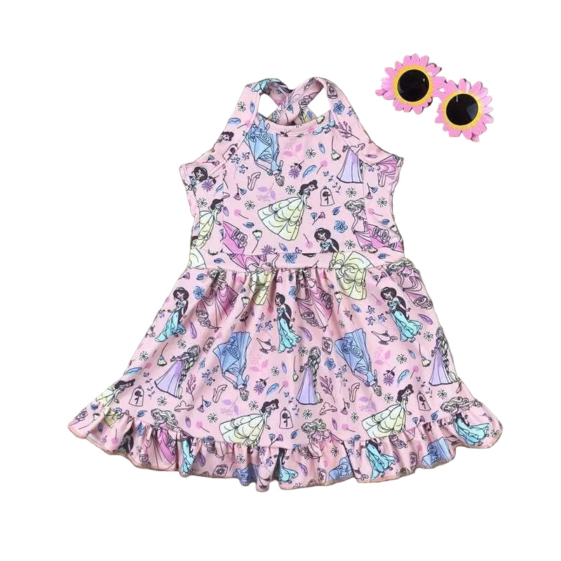 Princesses yoga dress with built-in shorts